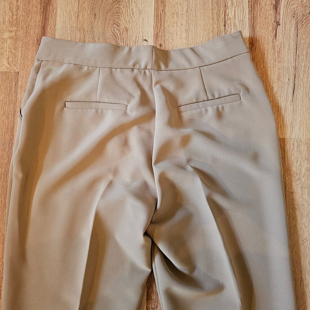 Investments Petites Tan Stretch Straight Leg Dress Pants Women’s Size 8P Career - Picture 5 of 10